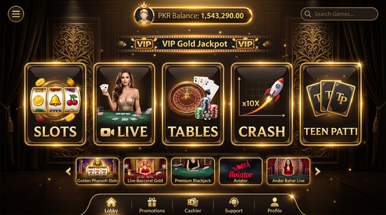 Main screen of 92Paisa Game casino page for PK players